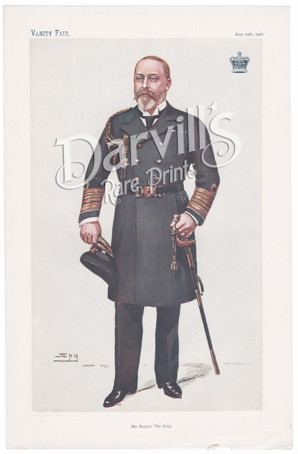 His Majesty King Edward VII June 19 1902